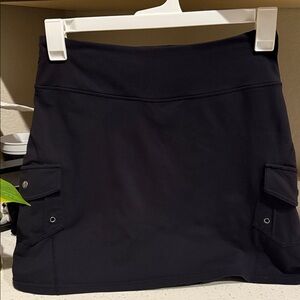 Athleta Black Skort with Side Pockets